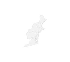 East Region- VA, WV, PA, MD, DC, DE, NJ, NY, CT, RI, MA, VT, NH, ME